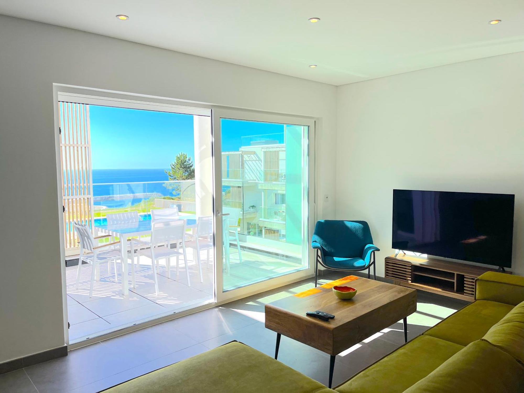 Mar A Vista - Condominium With Pool, Gym And Sea Views Nazaré Extérieur photo