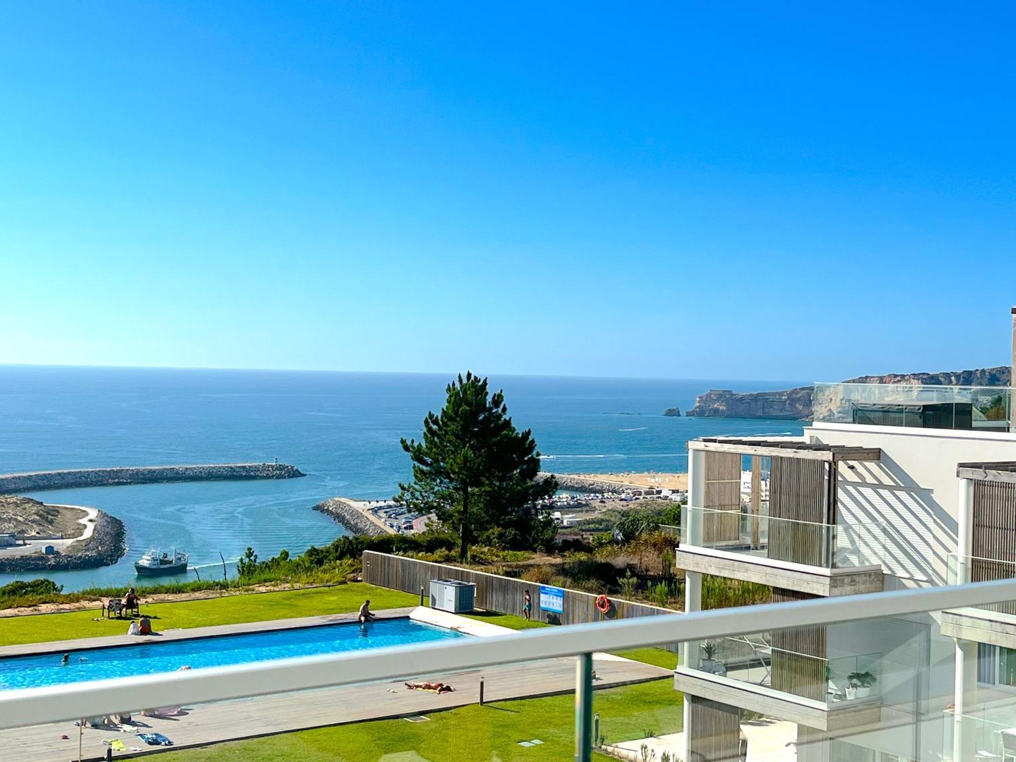 Mar A Vista - Condominium With Pool, Gym And Sea Views Nazaré Extérieur photo