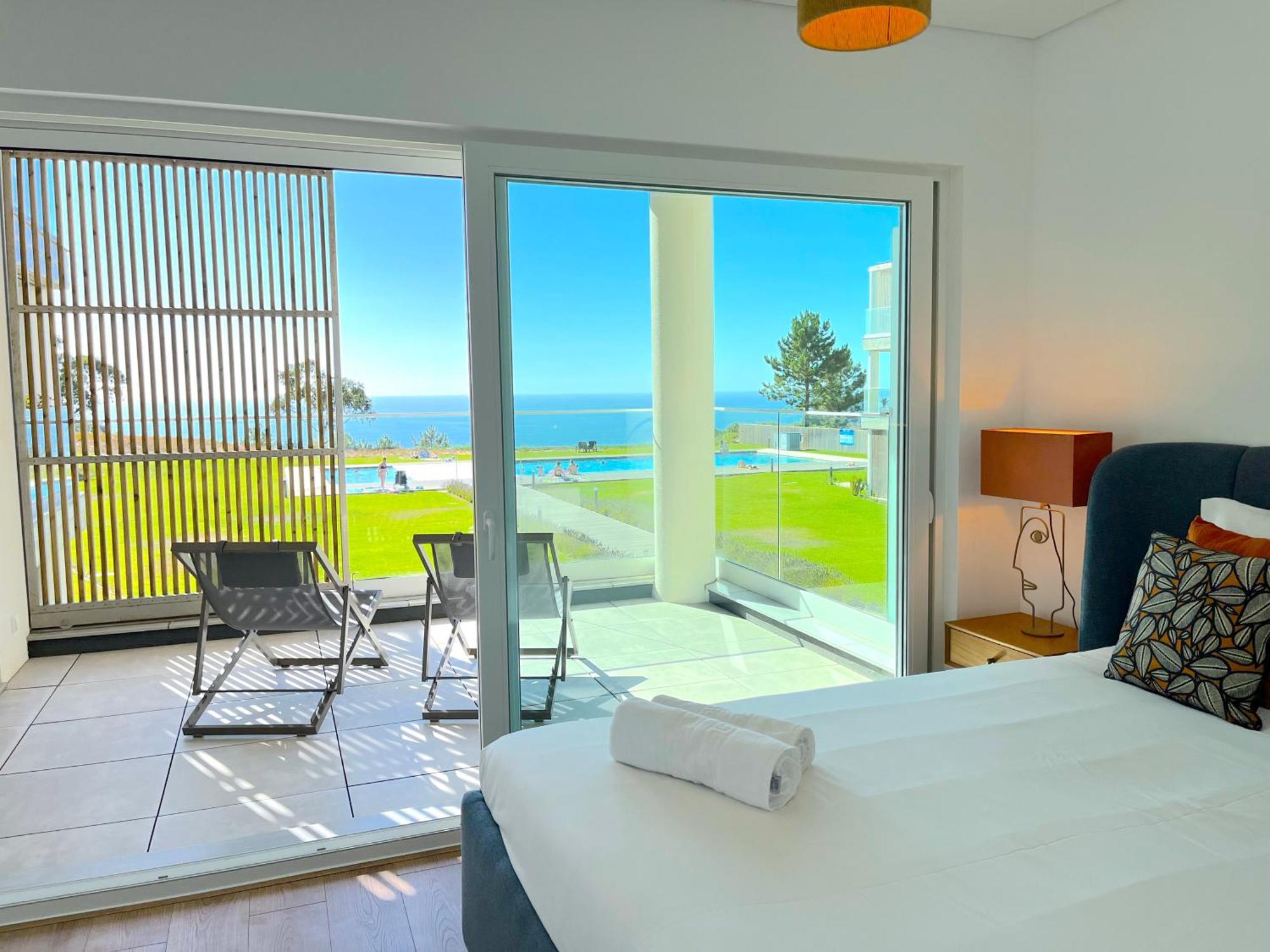 Mar A Vista - Condominium With Pool, Gym And Sea Views Nazaré Extérieur photo