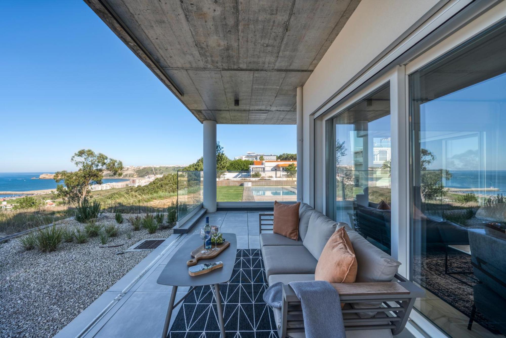 Mar A Vista - Condominium With Pool, Gym And Sea Views Nazaré Chambre photo