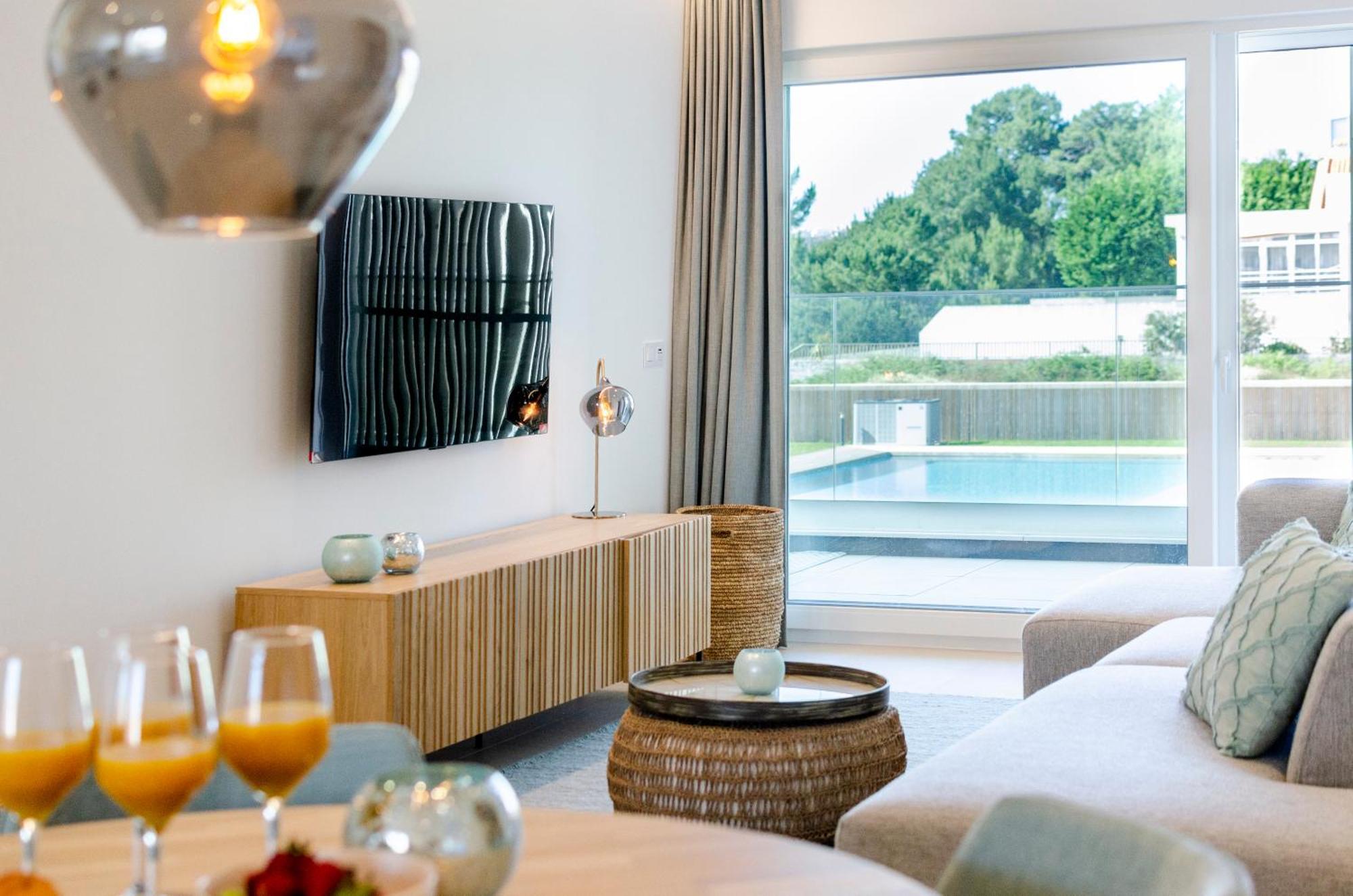 Mar A Vista - Condominium With Pool, Gym And Sea Views Nazaré Chambre photo
