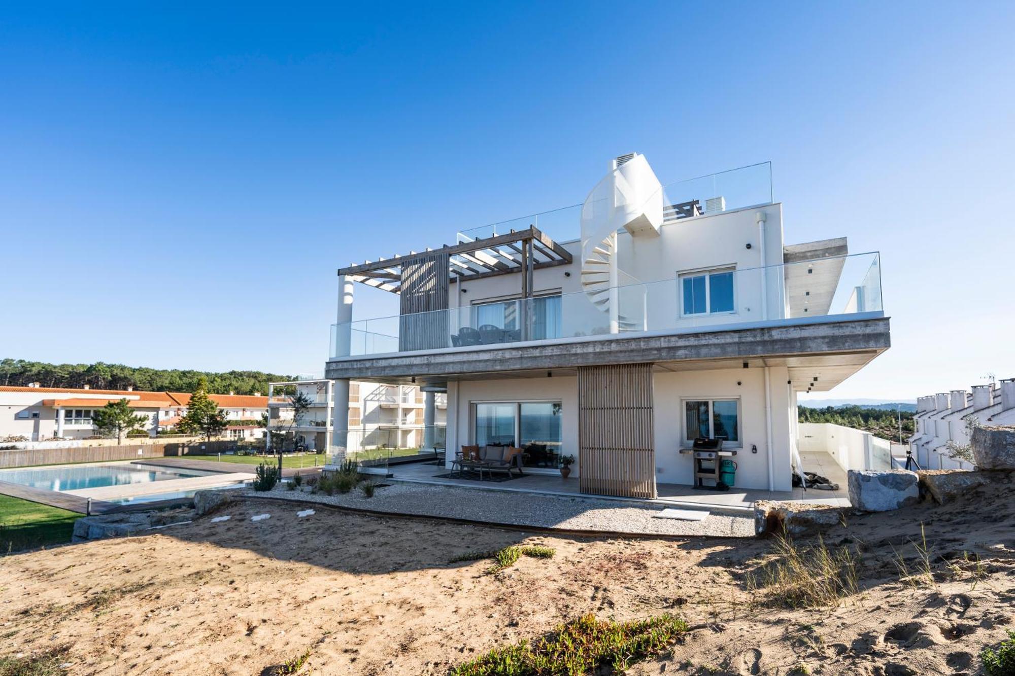 Mar A Vista - Condominium With Pool, Gym And Sea Views Nazaré Chambre photo
