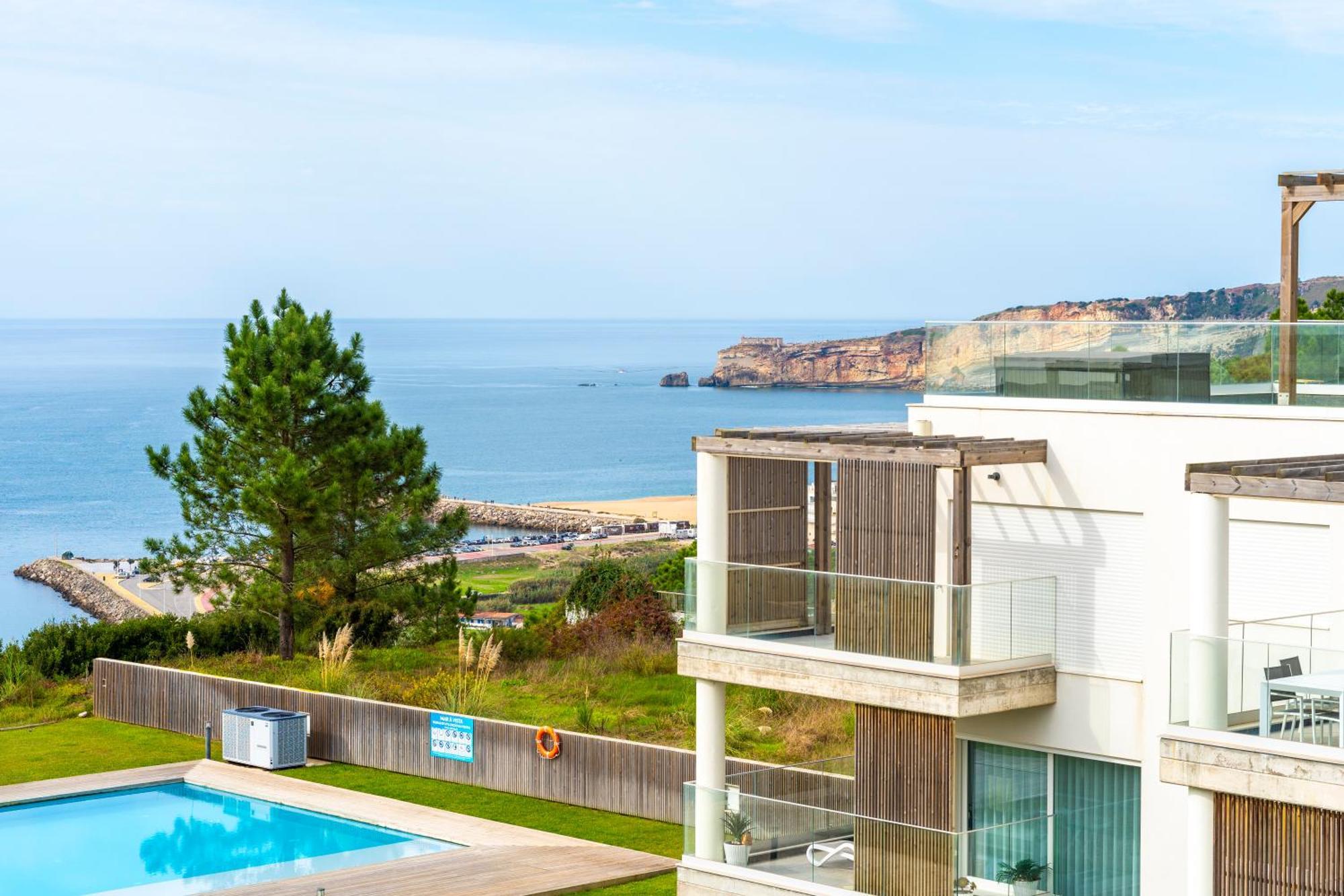 Mar A Vista - Condominium With Pool, Gym And Sea Views Nazaré Chambre photo